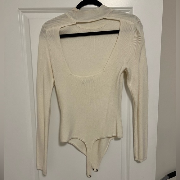 Abercrombie & Fitch Turtleneck Bodysuit w/ Open Back - Picture 2 of 3